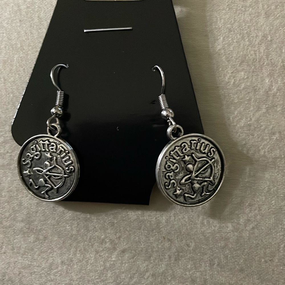 Sagittarius zodiac earrings